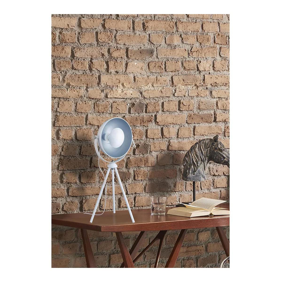 Lampe industrielle métal salon Orchis 50 cm éclairage - 5
