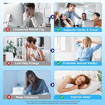 Magnesium Complex 8-in-1,1000mg High Potency with 8 Essential Forms,Magnesium Capsules for Muscle, Nerve & Bowel Support, Relief Fatigue,90 Capsules