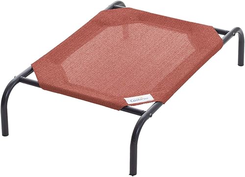 Miniatura 25 de Coolaroo Cama elevada para perros original - Cama transpirable para mascotas fuera del suelo con tela refrigerante, alivio articular y tela Azul