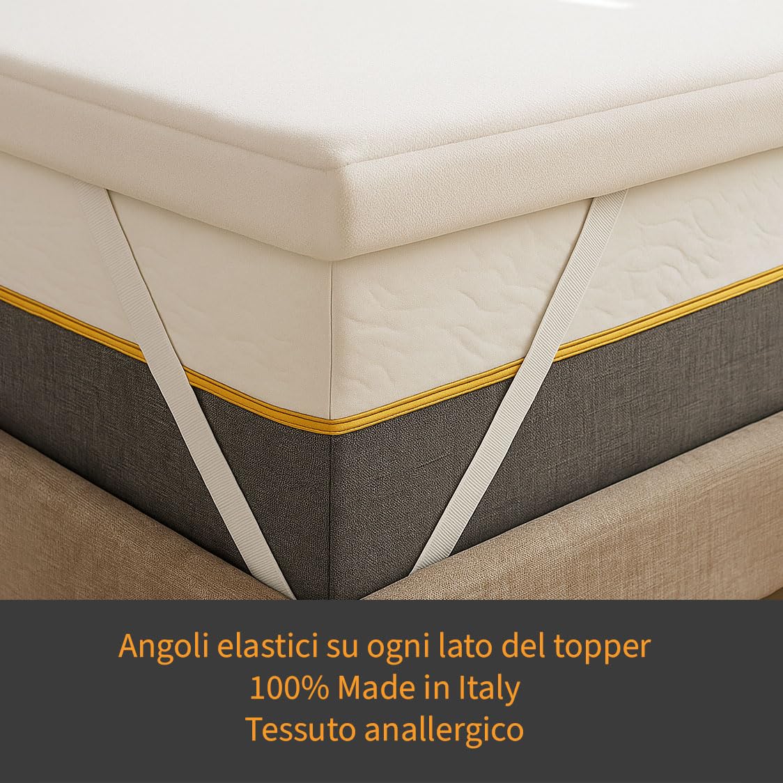 Comfy Line - Topper rigido Singolo 90x200 per Materasso in Poliuretano Espanso 5,5 cm - Correttore per materassi morbidi, Certificato - Made in Italy