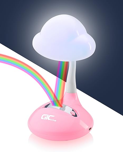 Rainbow Projector & Night Light - Multifunction Tabletop Multicolor LED ...