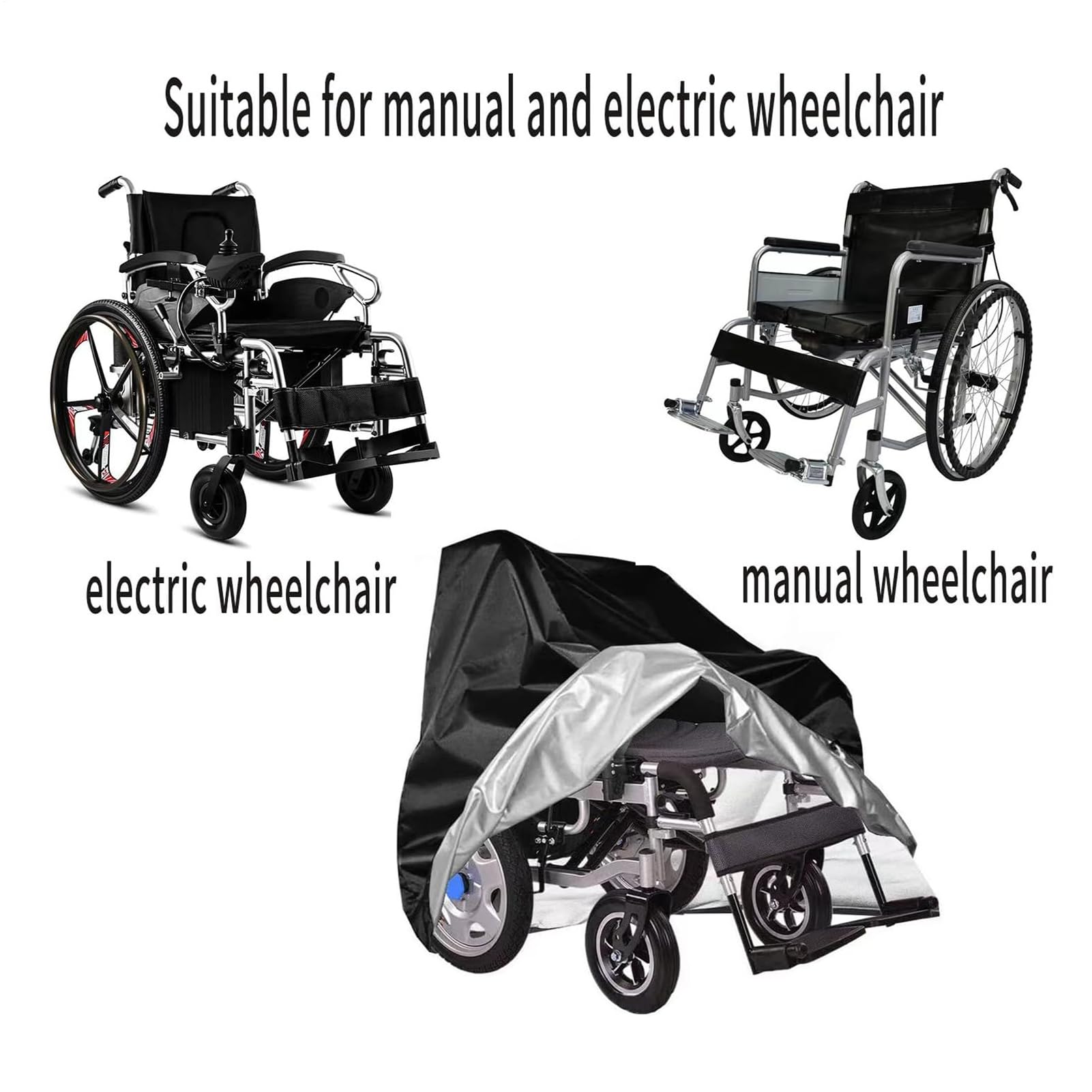 Housse de protection pour fauteuil roulant Protecteur anti-UV