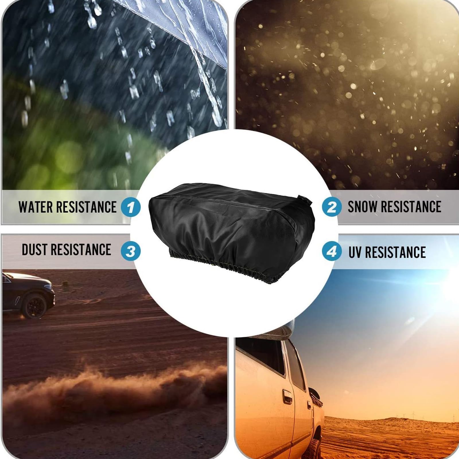 Funda impermeable para cabrestante eléctrico, protecciones resistentes Oxford, a prueba de polvo, resistente a roturas, protector de cabrestante resistente