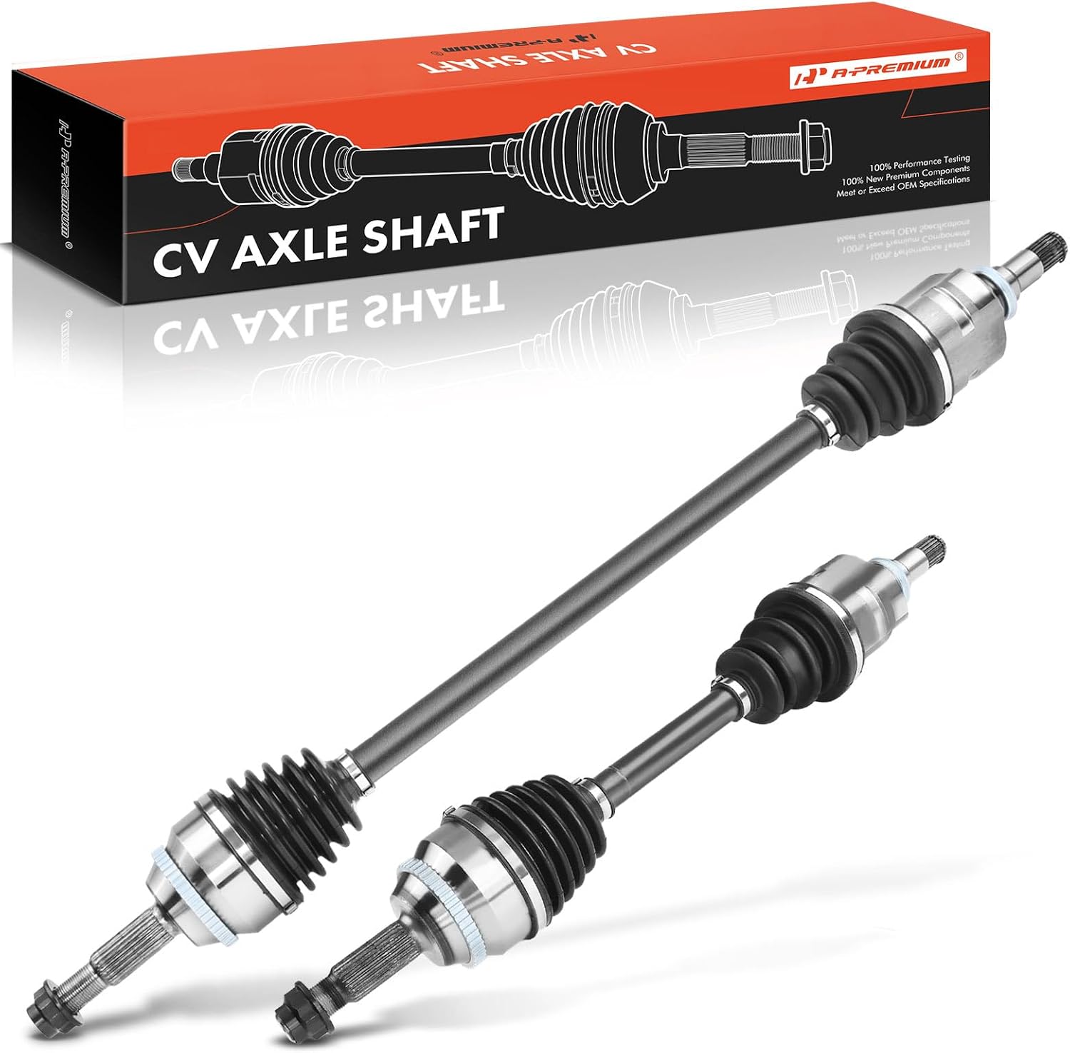 A-Premium Pair (2) Front CV Axle Shaft Assembly Compatible with Toyota Corolla 2003 2004 2005 2006 2007 2008, L4 1.8L, Automatic Transmission, Driver and Passenger Side