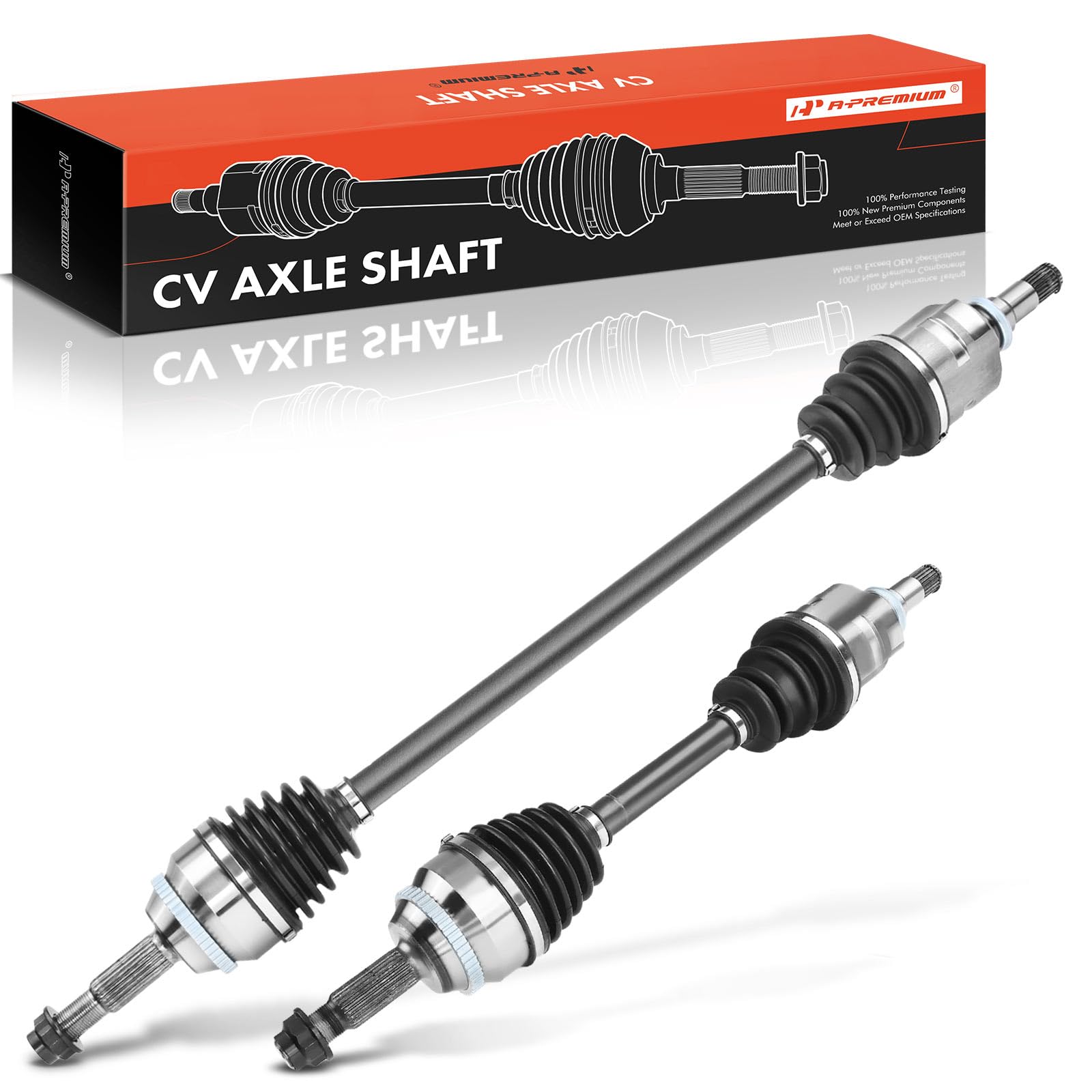 A-Premium Pair (2) Front CV Axle Shaft Assembly Compatible with Toyota Corolla 2003 2004 2005 2006 2007 2008, L4 1.8L, Automatic Transmission, Driver and Passenger Side