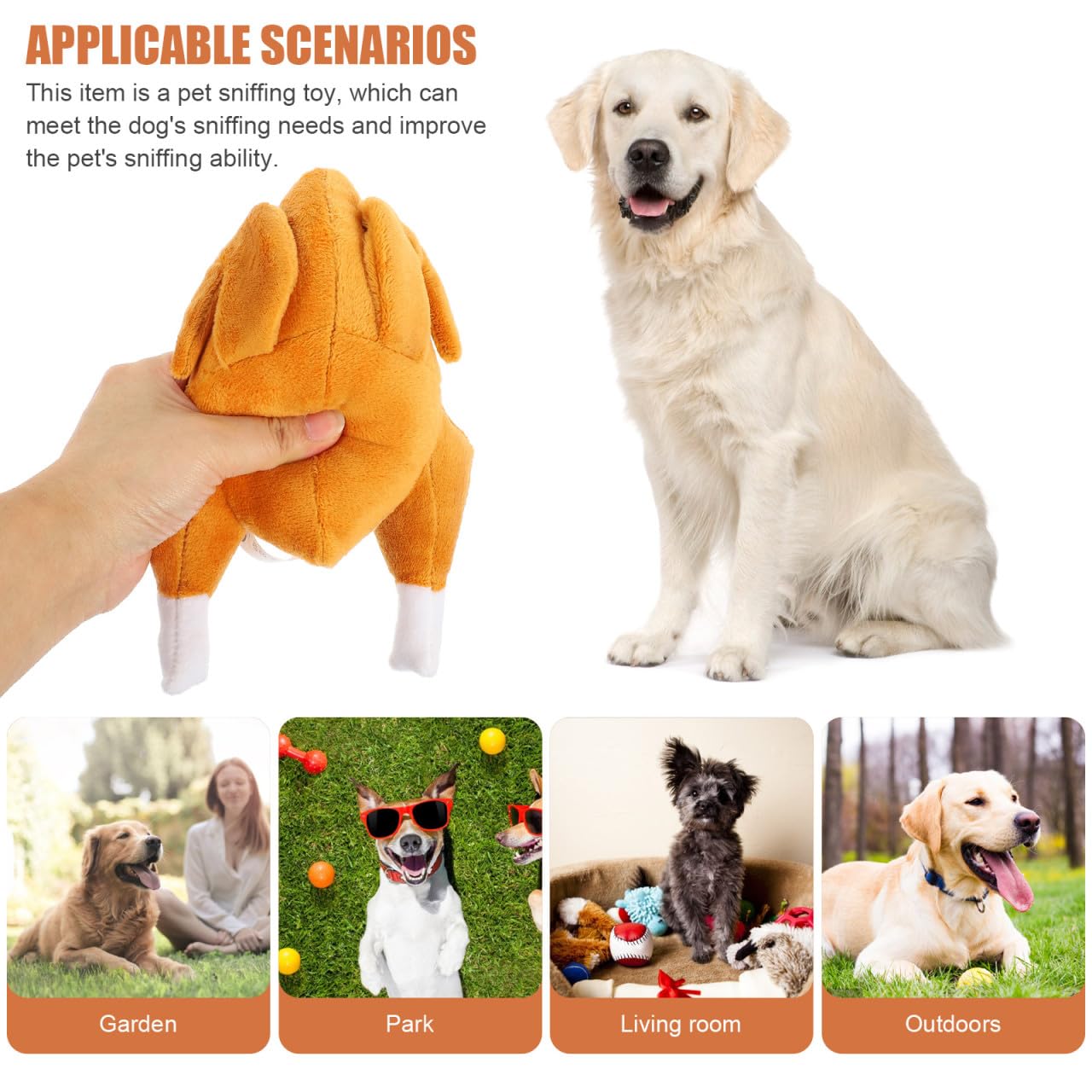 Kisangel 4piezas Juguete Creativo para Mascotas Juguete De Mordida Chirriante para Entrenamiento De Olfato y Masticación De Cachorros Seguro y Duradero