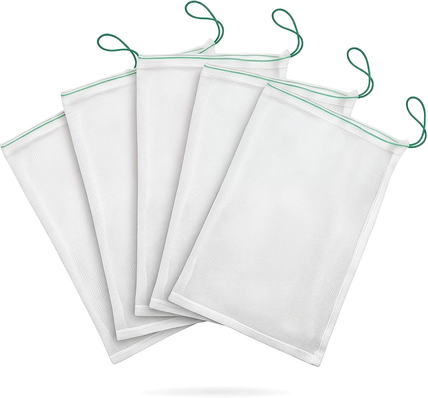 Aquarium Filter Media Bags 5pcs Fish Tank Accessories Small mesh Bag Nano for Pond Filter Media Aquarium net (5.91″ × 9.84″ (5pcs))