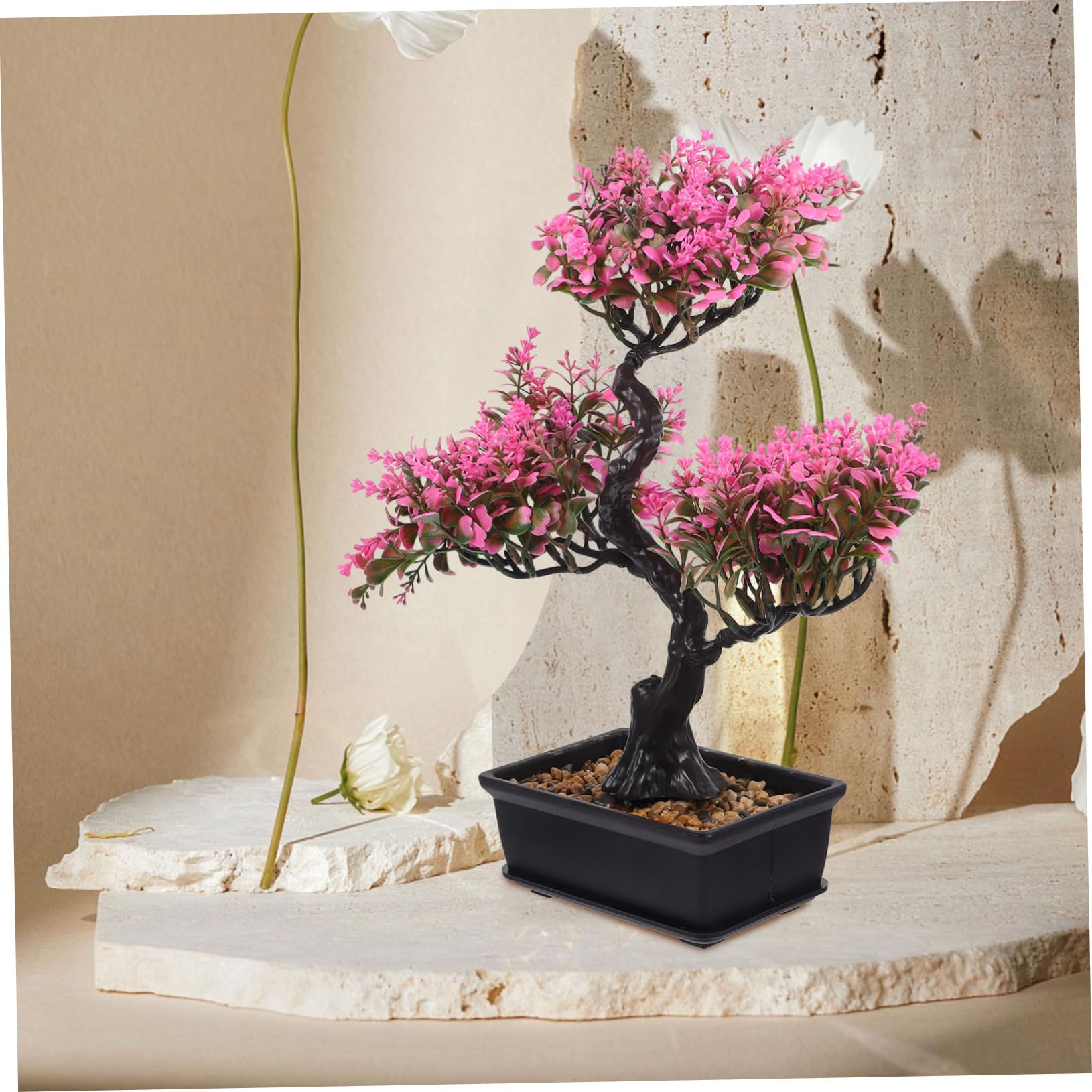 Amazon.de: COHEALI Knstliche Bonsai Pflanze Im Topf Realistische  Kunstpflanze Fr Wohnzimmer Bro Und Kche Pflegeleichte Deko Ohne Wartung  Fr Pflanzenliebhaber