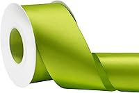 Vista 230 de Cinta de satén rosa polvoriento de doble cara, 3/8 pulgadas x 50 yardas, cintas de poliéster rosa polvoriento para envolver regalos, cinta de tela