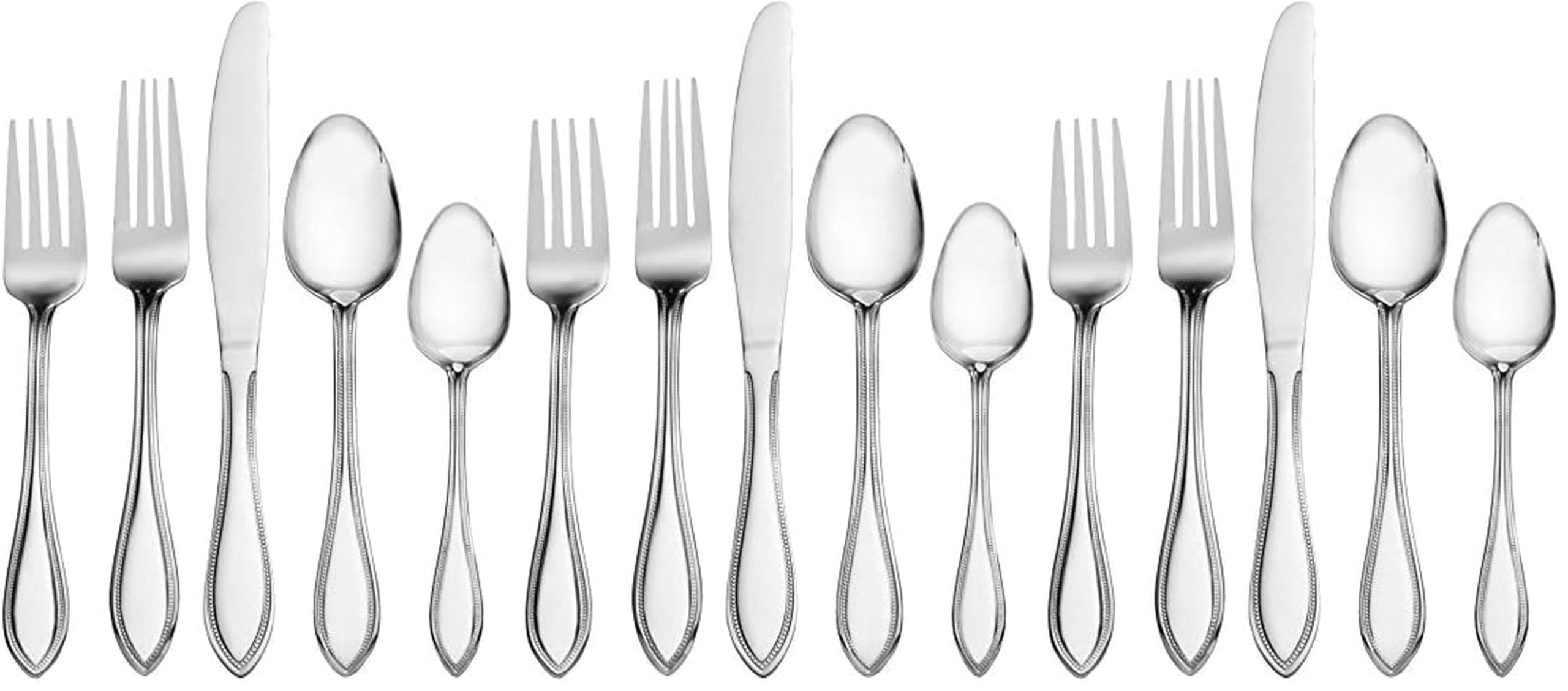 Pfaltzgraff Vienna 20-Piece 18/0 Stainless Steel Flatware Set — Amazon image 10