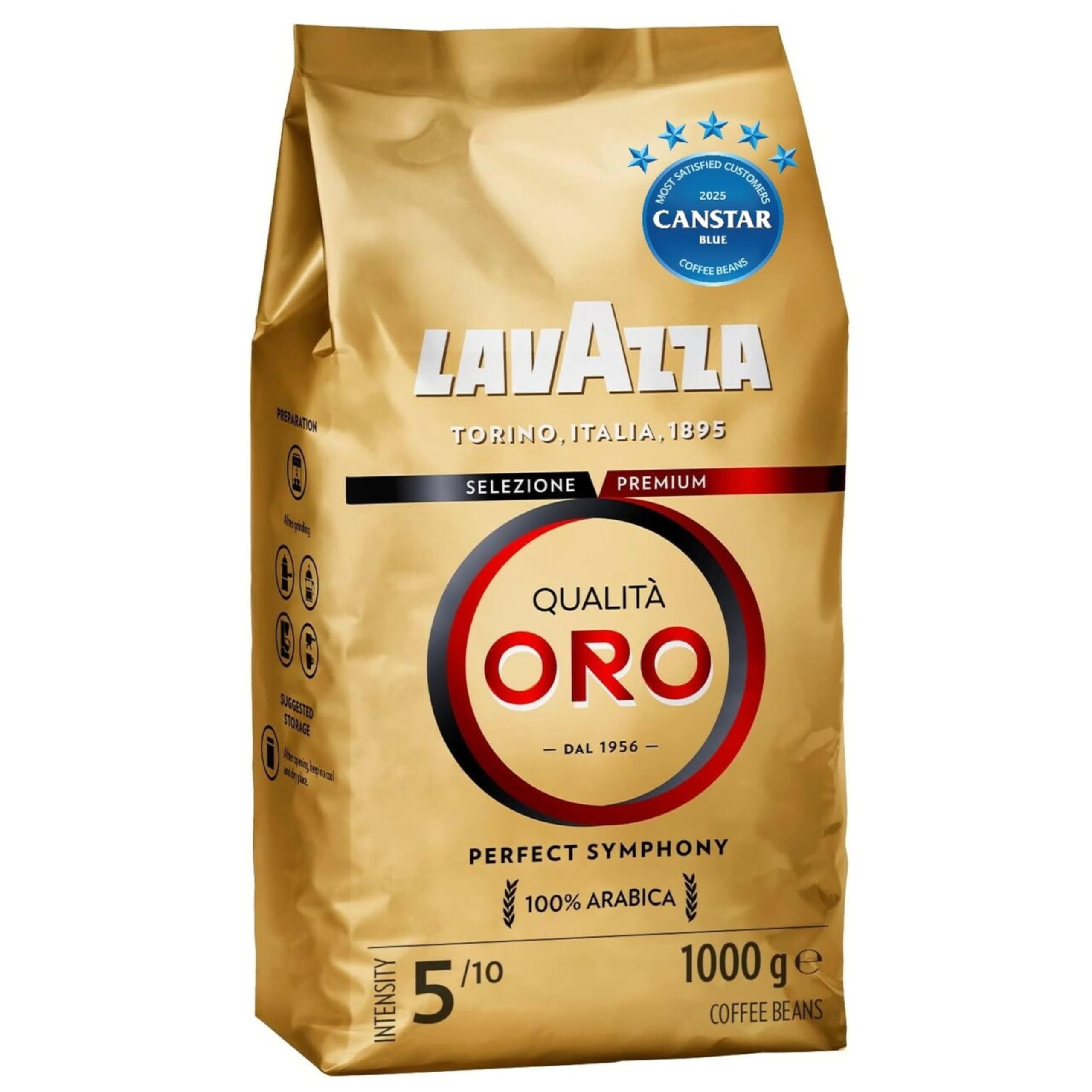 Lavazza Qualita Oro Granos de Café 1kg