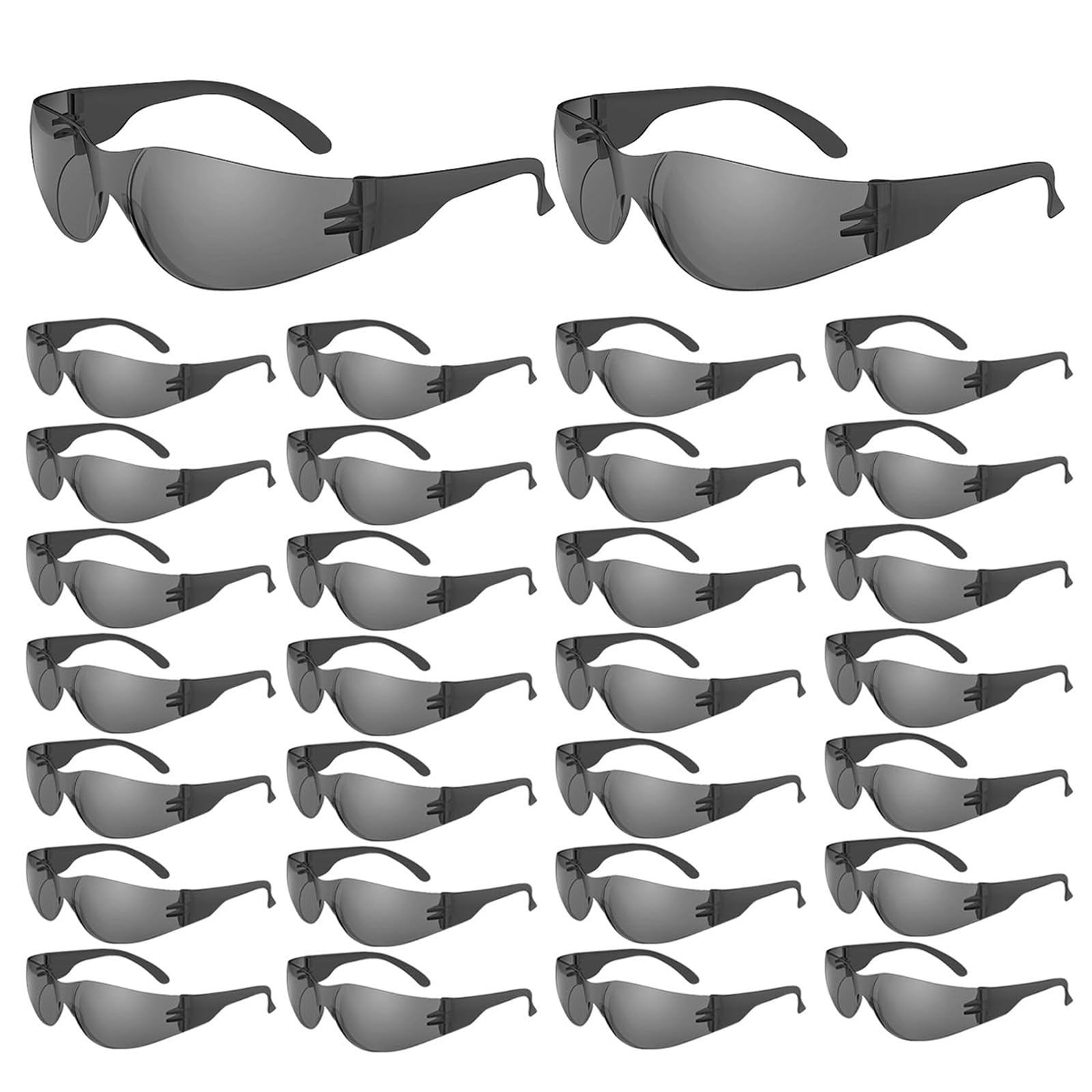 Gafas de seguridad transparentes y gafas de sol protectoras para hombres y mujeres, ANSI Z87.1, resistentes a arañazos e impactos, para WorkLab