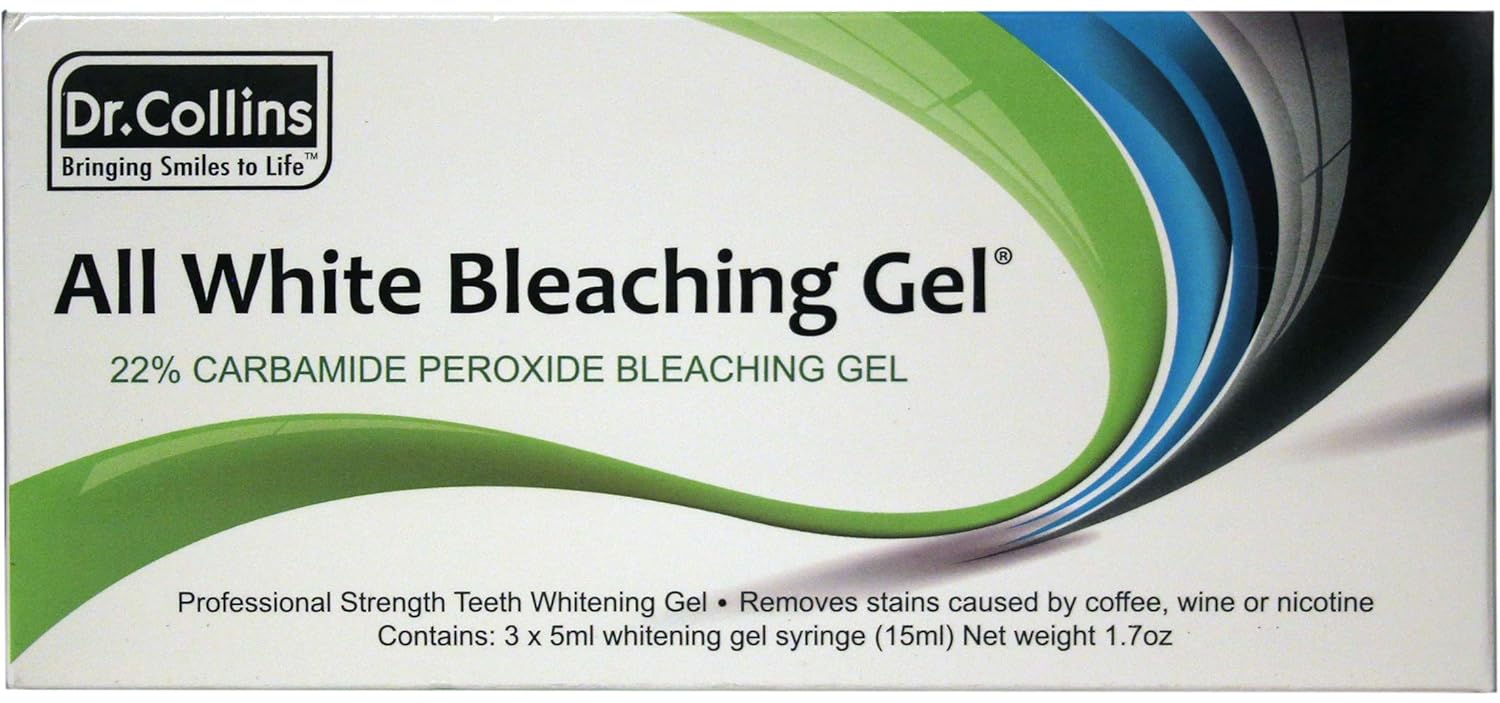 Dr. Collins All White 22% Carbamide Peroxide, 3 Units , 0.17 Fl Oz (Pack of 3) : Health & Household