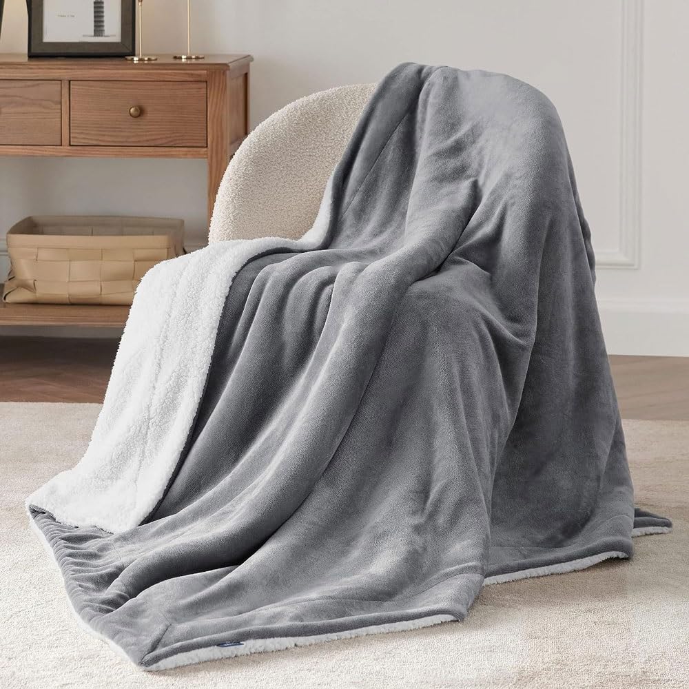 Lounge Pug - Verzwaarde Deken Voor Volwassenen - Flanellen Fleece Grijsbruin 7 Kg 150 X 200 Cm Lpwbl7kfltau 01 1200x1200