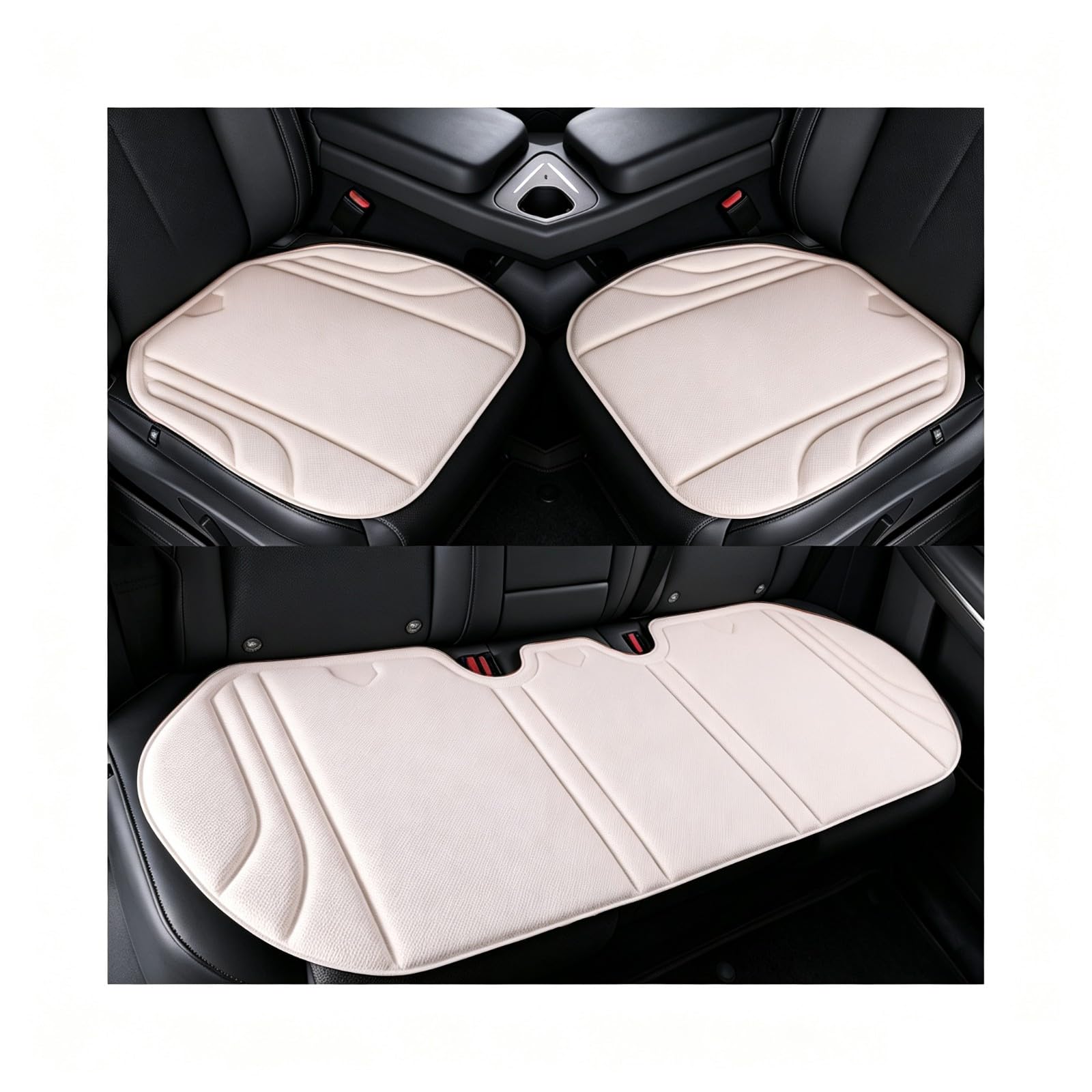 cuscini per sedile auto per Bizzarrini Manta | Set di 3 Tutte le stagioni, flessibile e altamente elastico, resistente usura e strappi, compatibile con regolazione sedile