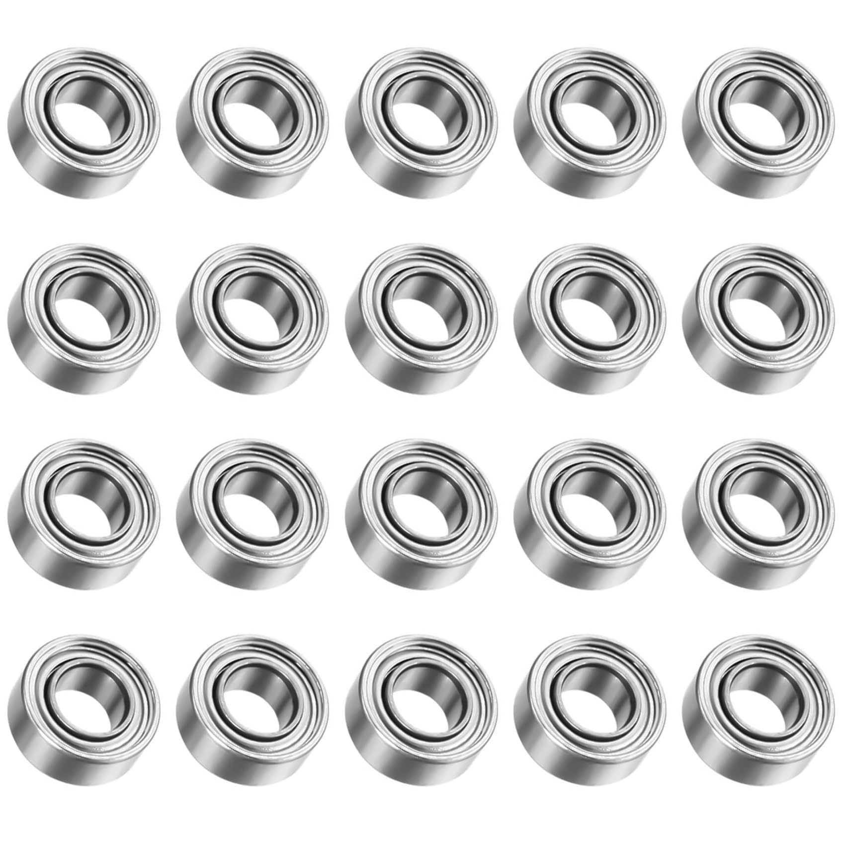 MR63-ZZDouble Metal Seal Bearings 3x6x2.5mm Chrome Steel Bearings（20Pcs）
