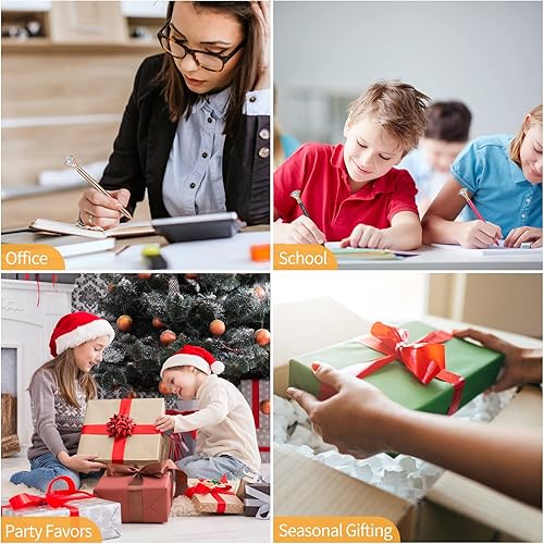 Miniatura 6 de Bolígrafo de metal de cristal con diamantes de imitación y tinta negra