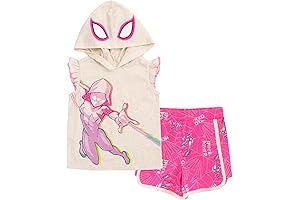 Marvel Spider-Gwen Ghost Spider Active Girls' Clothing Set for Toddler to Big Kids