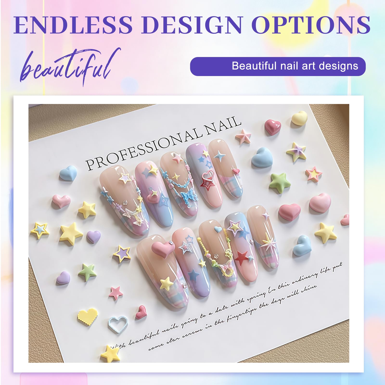 Silicona Formas De Uñas Estrella Corazón Hexagrama 3D Estrellas Diseño Para Uñas Resina Colgantes De Estrella Plantilla Grabado Modelo Para Arte De Uñas Acceso