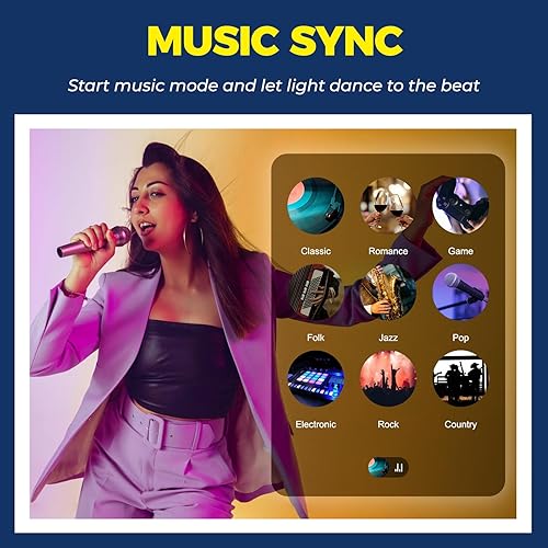 Miniatura 8 de Bombilla inteligente equivalente a 100 W, bombilla WiFi de 1350 lm 11 W compatible con AlexaGoogle AssistantSmart Life, A19 E26 RGBCW cambio de