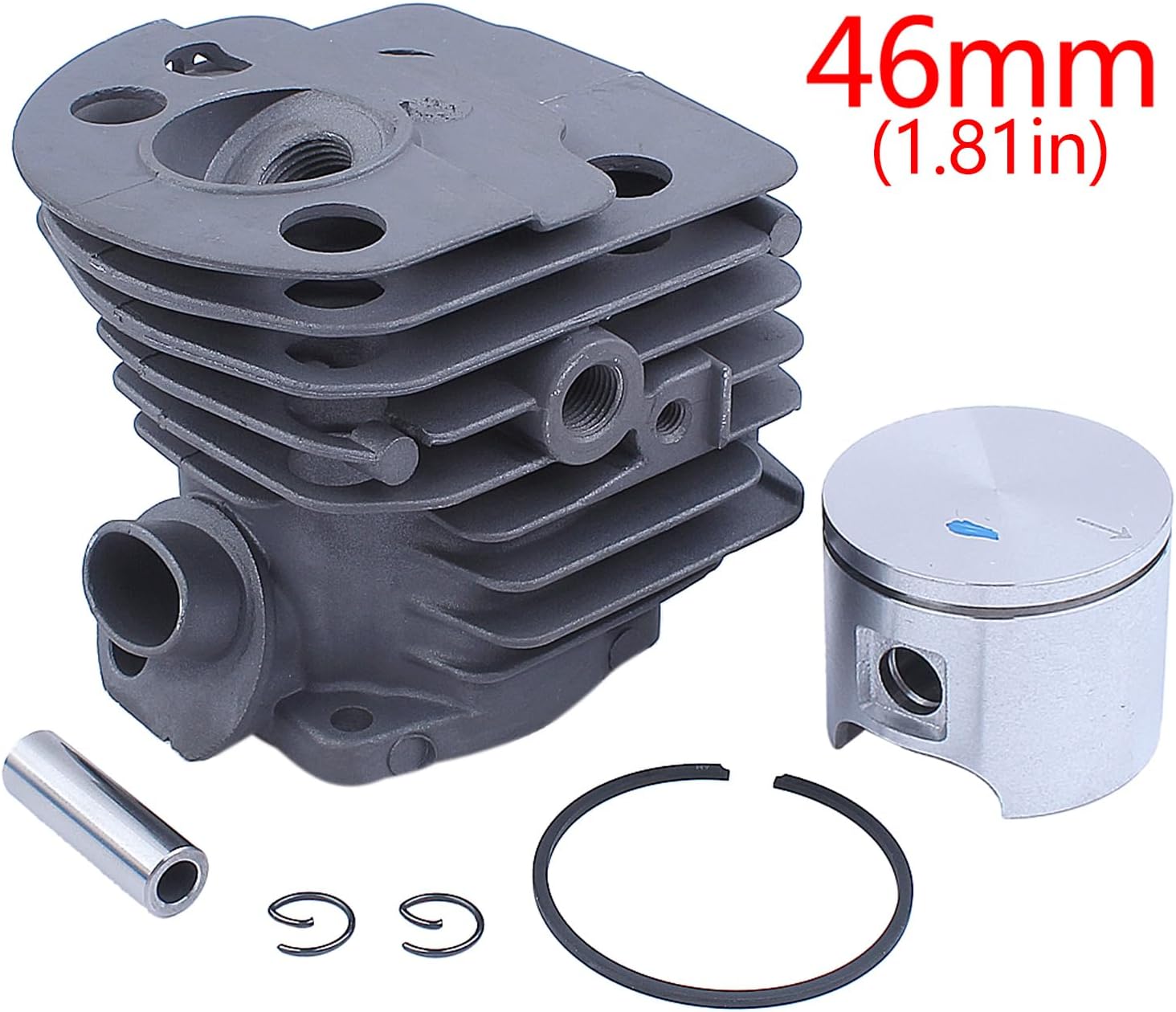 46mm Cylinder Piston Carburetor Muffler Kit For Husqvarna 55 51 Chainsaw Parts