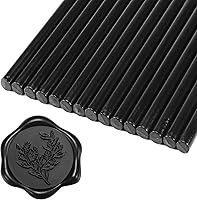 Vista 20 de Yoption 15 barras de cera para sellar pistola de pegamento para sello de cera, ideal para invitaciones de boda, tarjetas, sobres (azul)