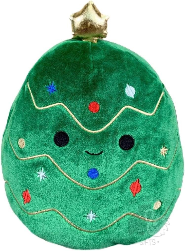 Squishmallows Official Kellytoy Squishy Soft Plush 12 Inch Tom The Christmas Tree