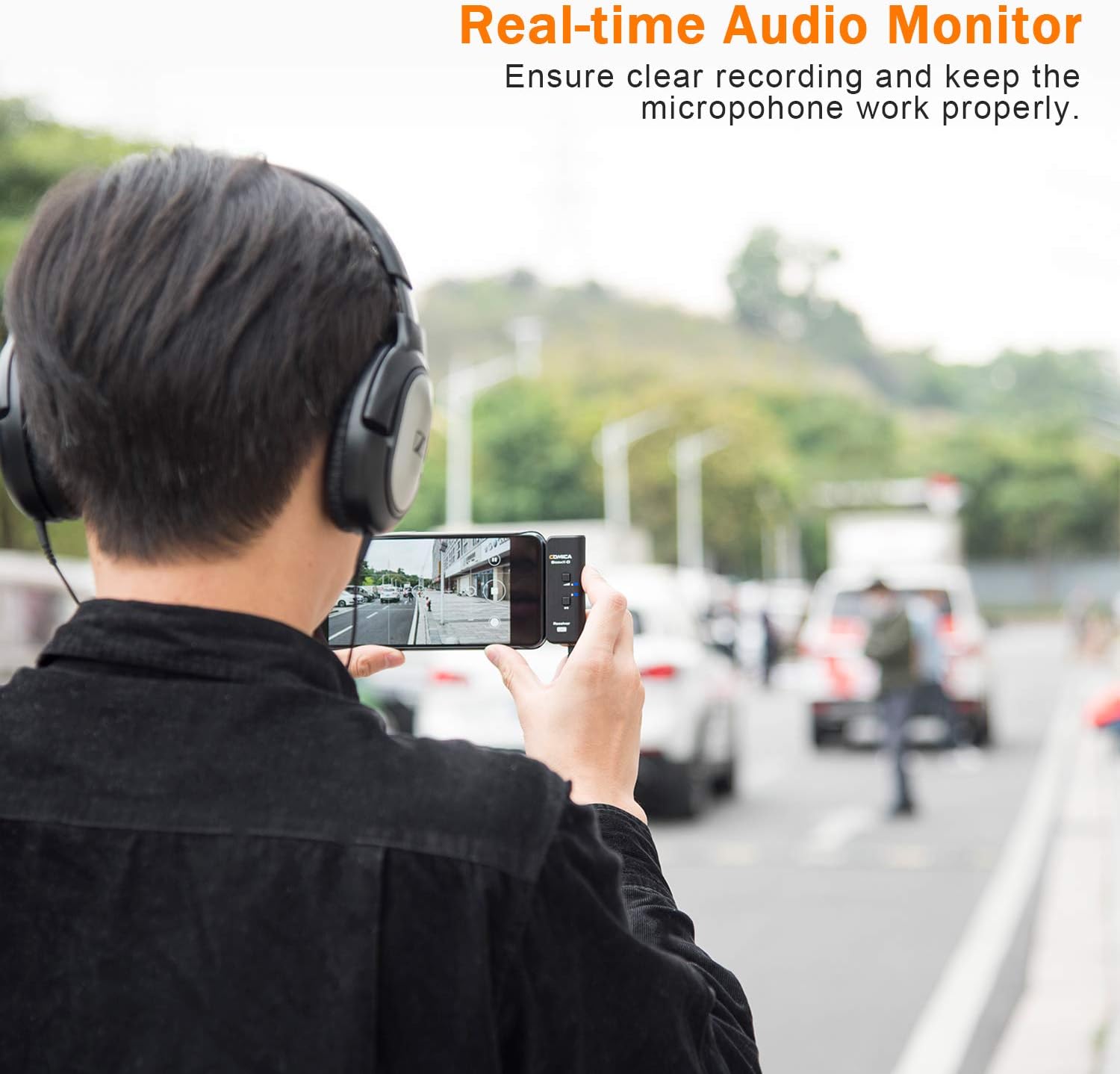 Super Brands Comica BoomX-DUC RX Wireless Microphone System for Comica BoomX-D Mic,2.4G Wireless Microphone for USB C Smartphone/Laptop,Lav Mic for Recording Podcast Interview YouTube Vlog/Live-Stream(1Receiver)