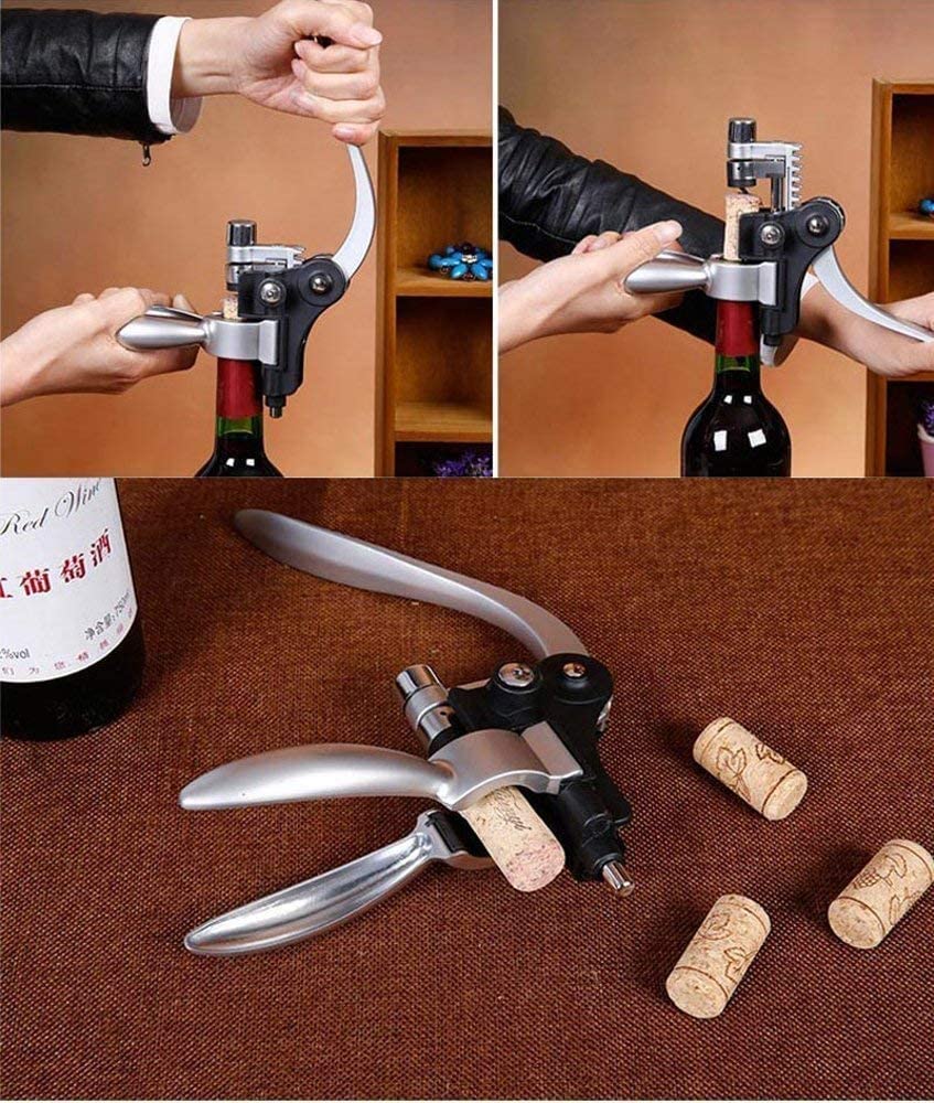 AIKARO - Cavatappi Elettrico per Vino Apribottiglie Autoatico (Set con