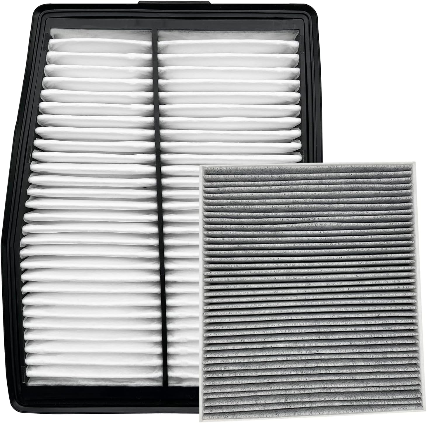 JOJOMARK Cabin and Engine Air Filter Set Fits for Sportage Hybrid 2023-2025, Sorento Hybrid 2021-2025, Tucson Hybrid 2022-2025, Sonata Hybrid 2020-25 Santa Fe Hybrid 2021-25, 97133L1000, 28113-L5100