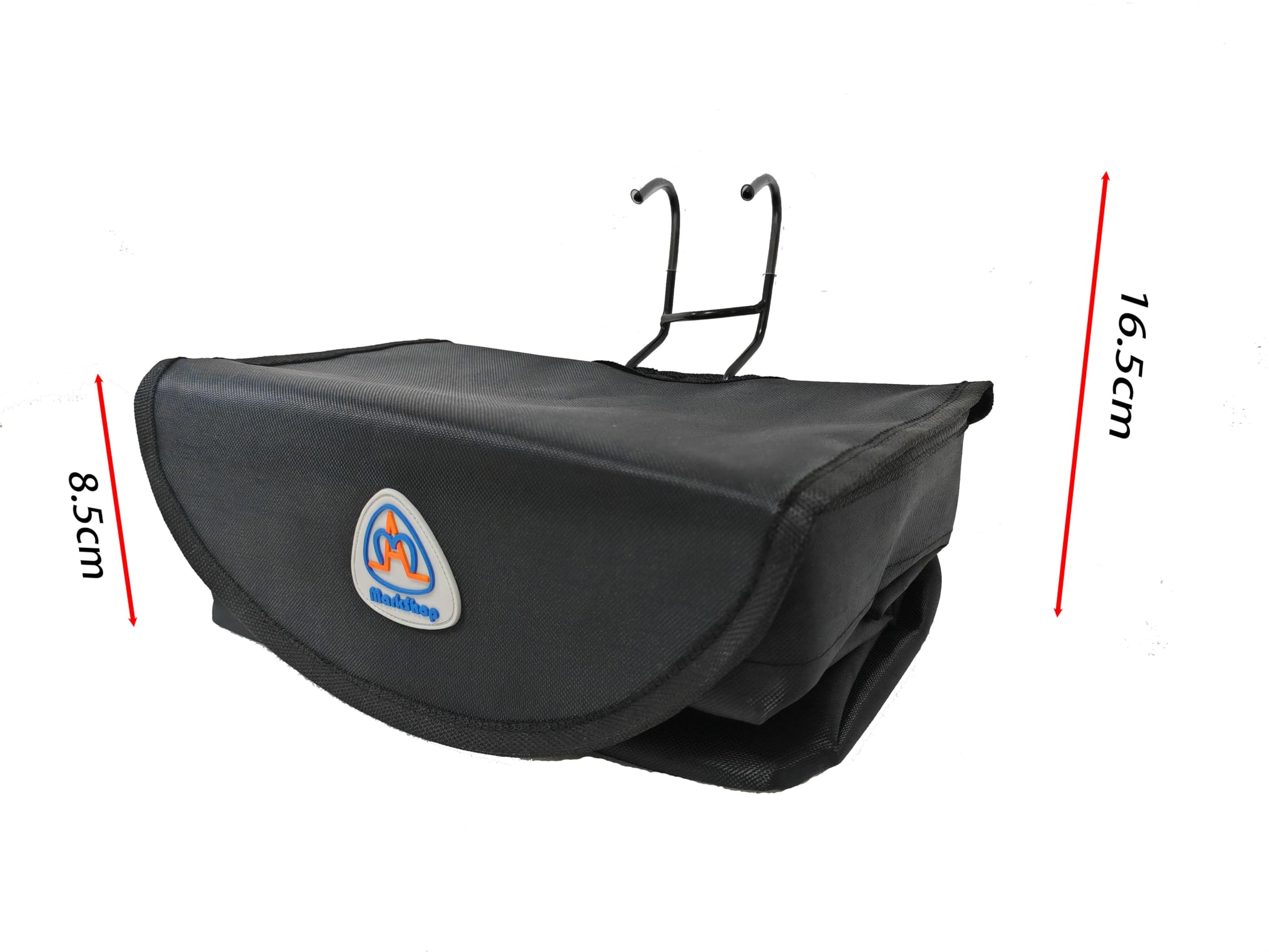 Markshop Bike Basket Front Adult, Assemble-Free, Easy Install, Waterproof Bicycle Basket with Lid - Image 3