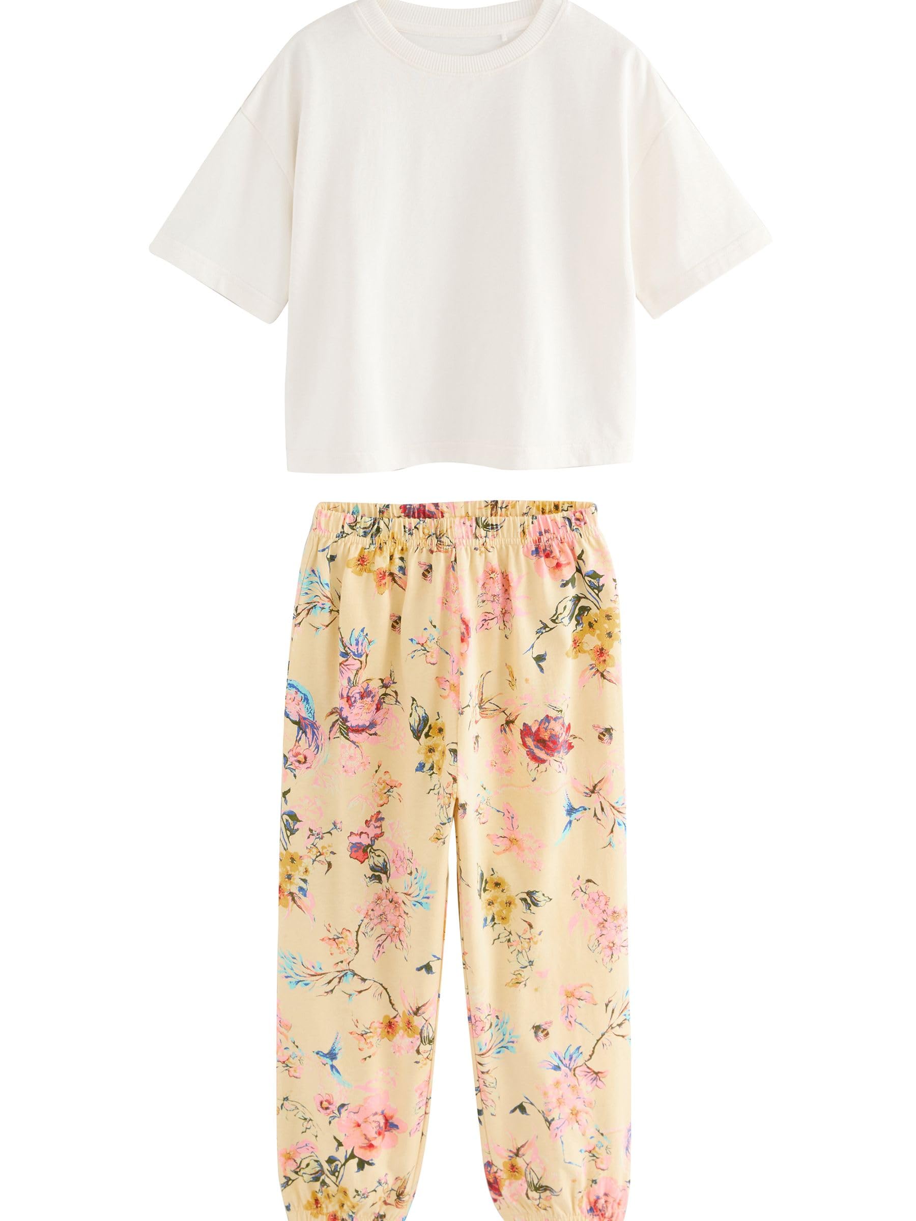 NEXT Fille Lot de 3 Pyjamas à Fleurs