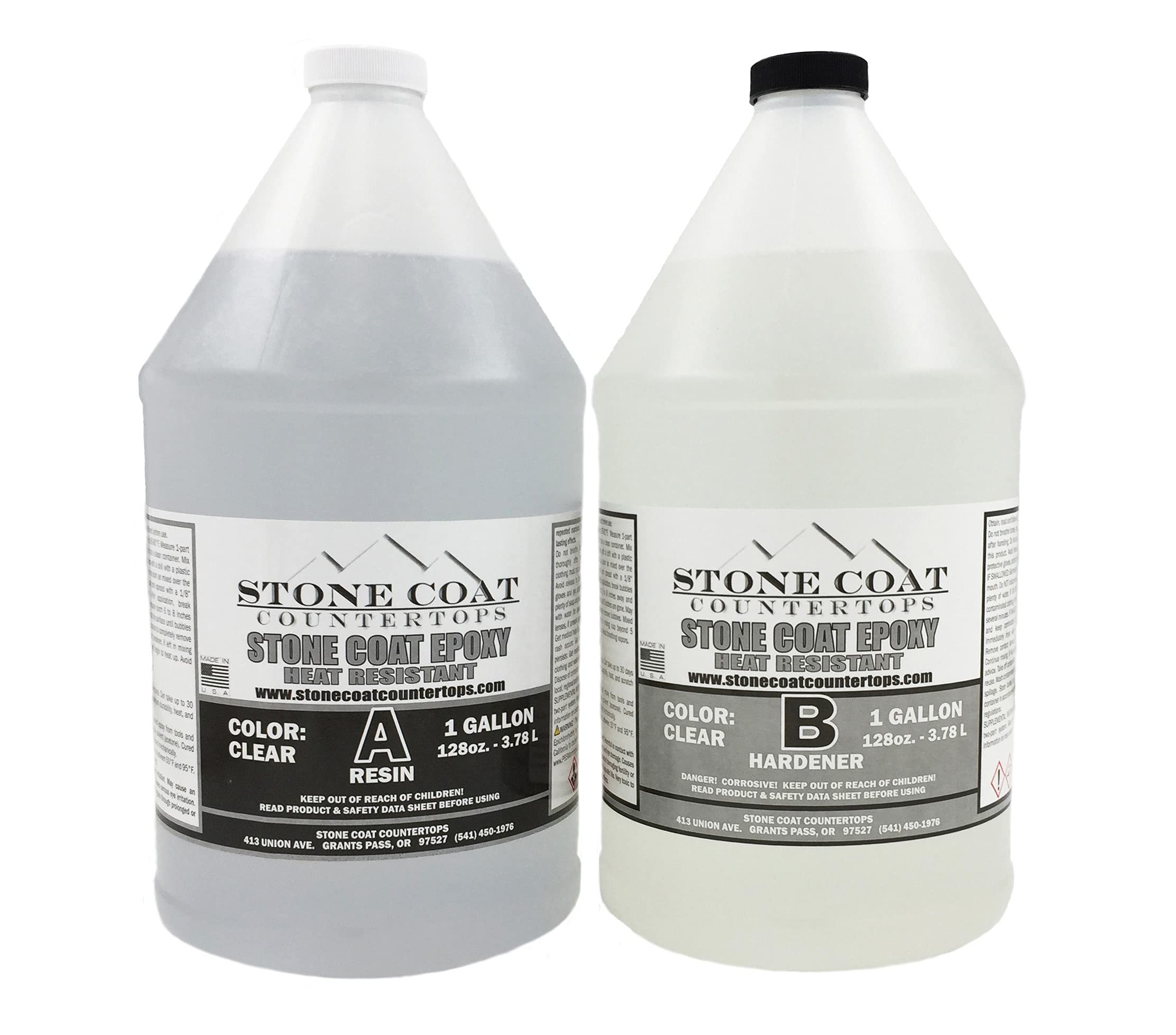 Stone Coat Countertops 2 Gallon Epoxy Resin Kit with Marble Spray Paint