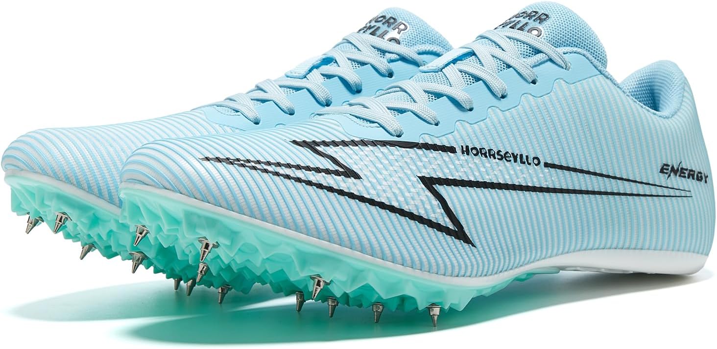 Men's Track and Field Shoes Women's Lightweight Metal Spikes for Athletics Sprint and Jump - Image 4