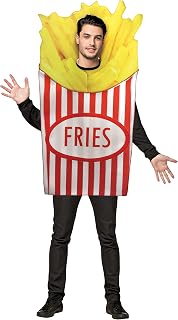 French Fries Halloween Costume, Adult Unisex, One Size Fits Most