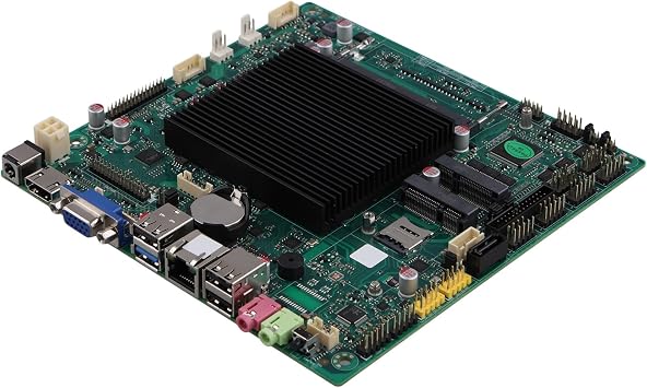 J1900 Quad Core Industrial Motherboard with Dual Gigabit Network, 6 COM Serial Ports, X86 Integrated Control Machine