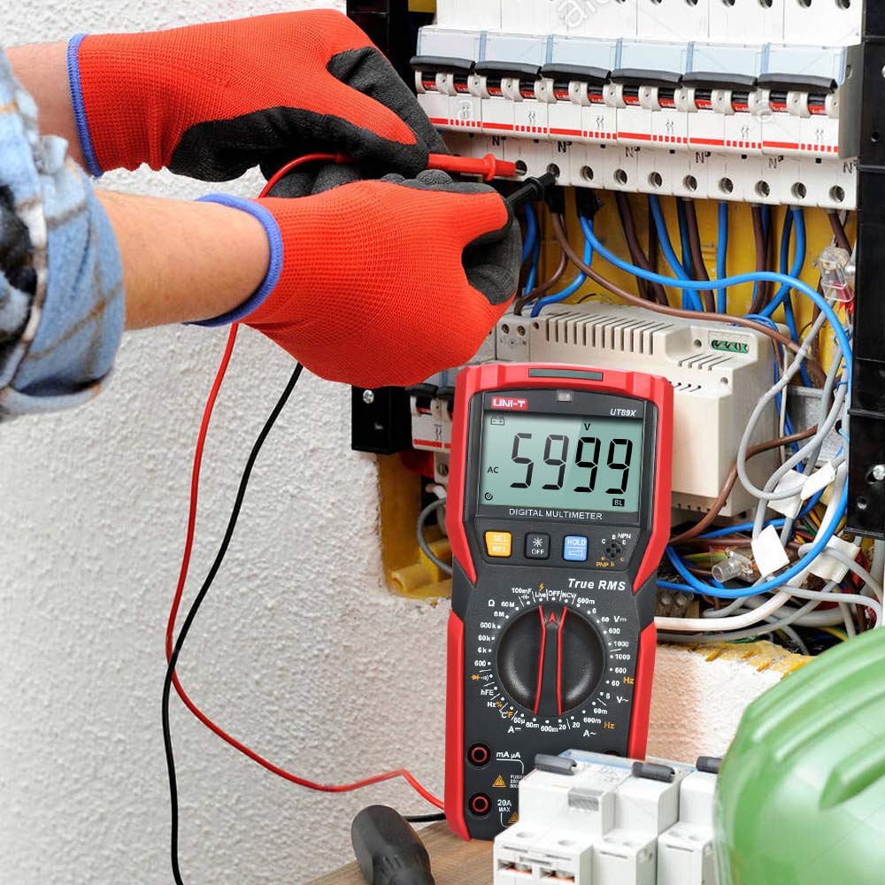 UNI-T UT89X TRMS multimeter NCV tester AC DC Voltmeter Ammeter Capacitance Frequency Resistance Temperature
