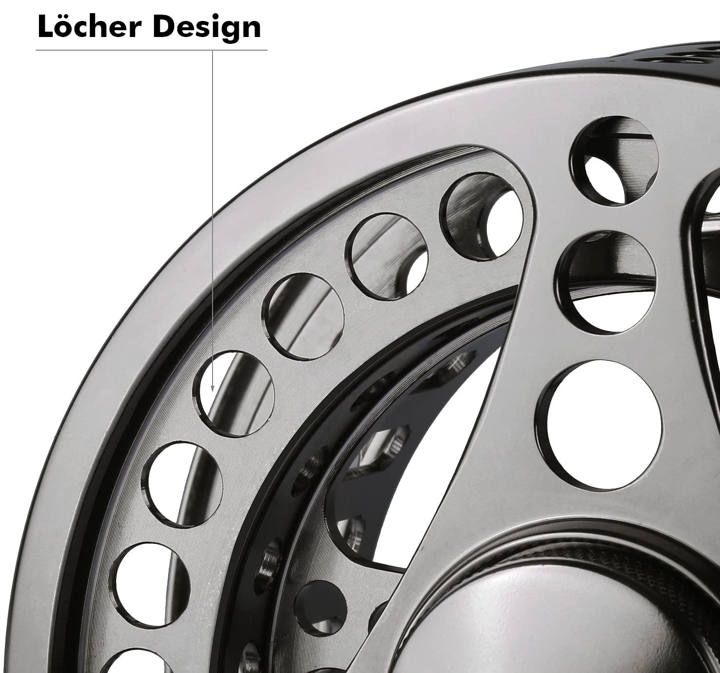 Goture Fliegenfischerrolle 3/4 5/6 7/8 9/10 Angelrollen, Fliegenfischen Rollen wasserdicht,Große Bohrung Druckguss Fliegenrolle 2 + 1BB Aluminiumlegierung Pre-Loaded Forellen Fliegenrollen