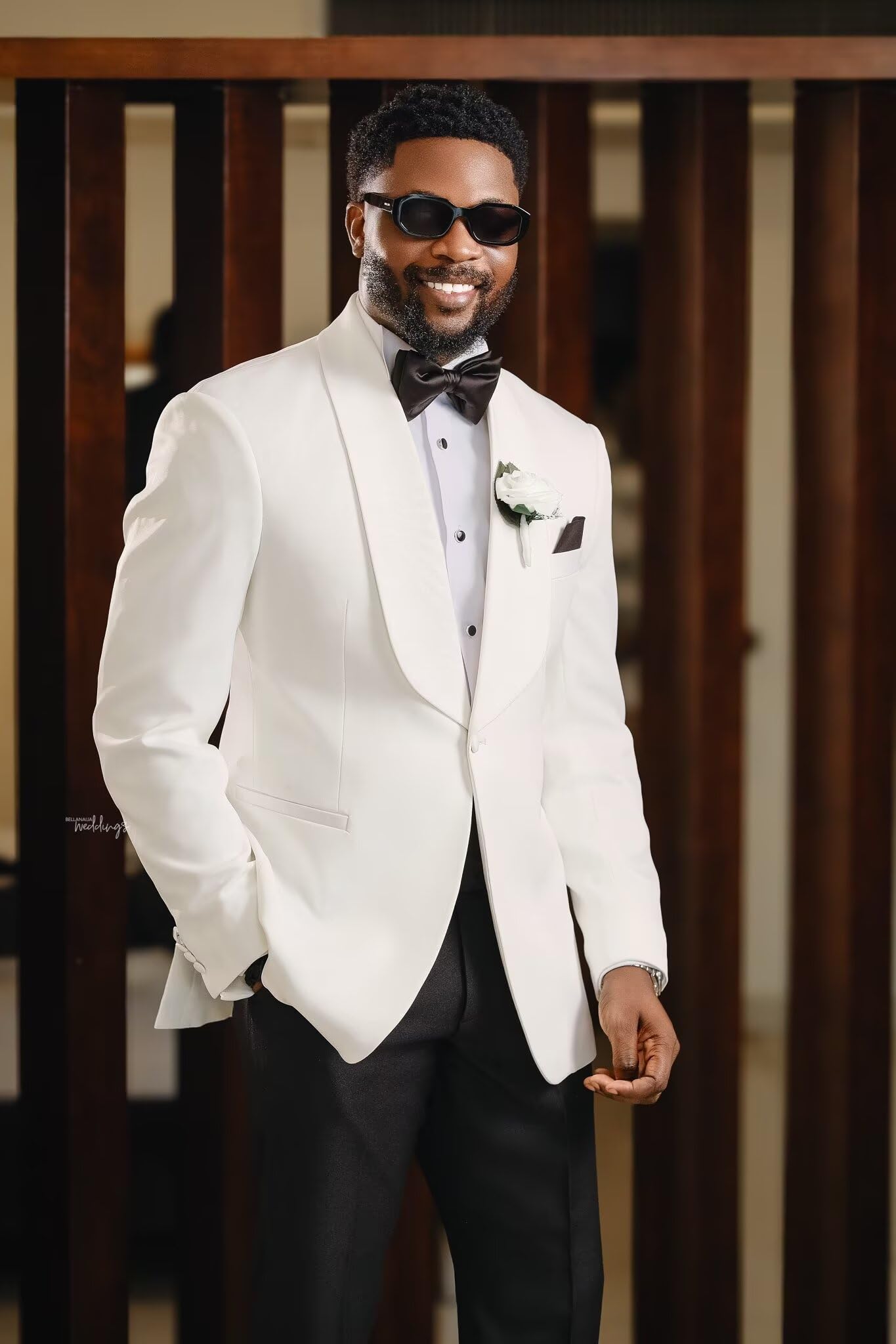 Mens 2-Piece Suit Set Shawl Lapel One Button Tuxedo for Wedding Formal Events Blazer Pants Suit