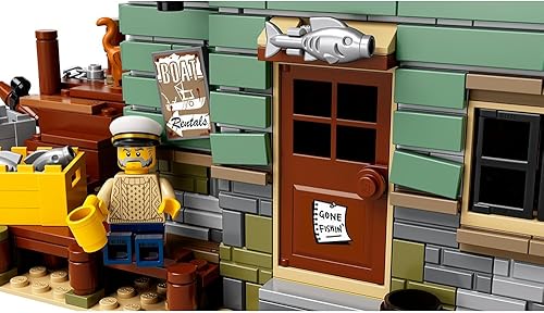 Miniatura 4 de LEGO Ideas Old Fishing Store (21310) - Juguete de construcción y regalo popular para los fanáticos de LEGO Sets y el aire libre (2049 piezas)