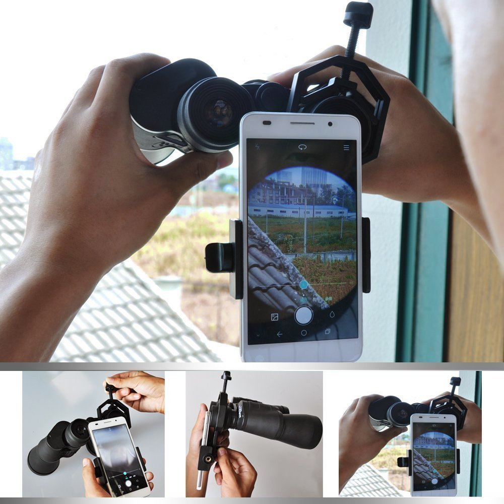 Hawkeye Universal Smartphone Telescope Adapter Mount Compatible with