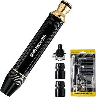 Home High-Pressure Car Wash Water Gun, 2026 Upgraded Car Wash Water Gun Garden Hose Sprayer, Adjustable Spray Patterns, for Watering Plants and Vegetables, and Car Washing (Graphite)