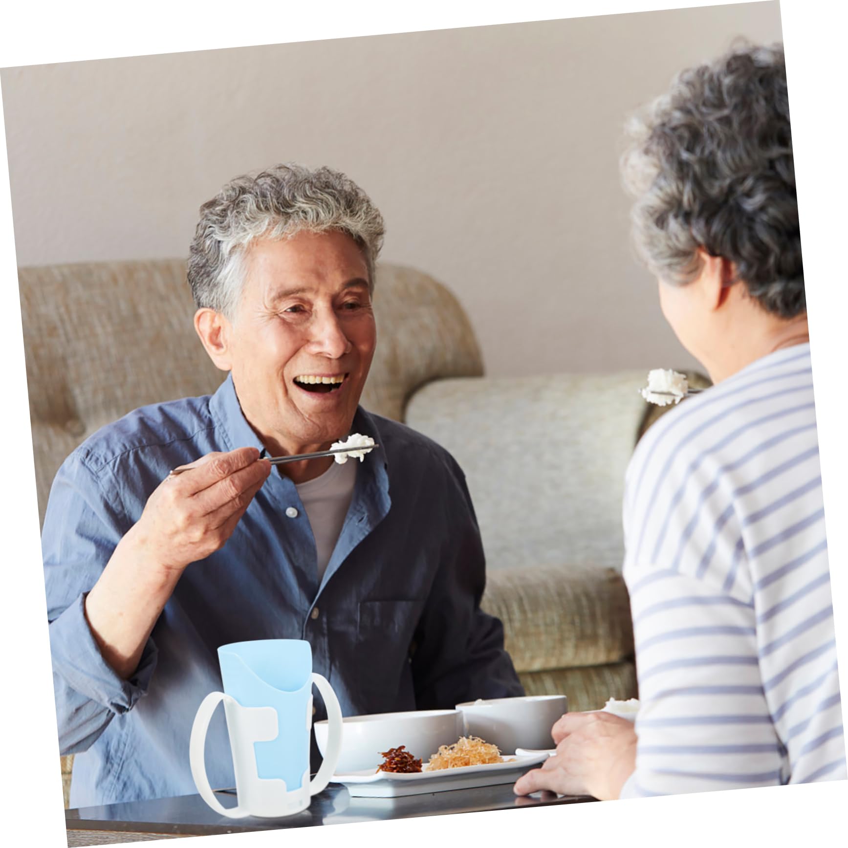 Beavorty Elderly Care Cup Adults Spill Proof Cup Elderly Drinking Cup Cups Dysphagia Mugs Elderly Sippy Cup Bowl Elderly Care Mug Independence Sip Cup Cup Handicap Cup Plastic