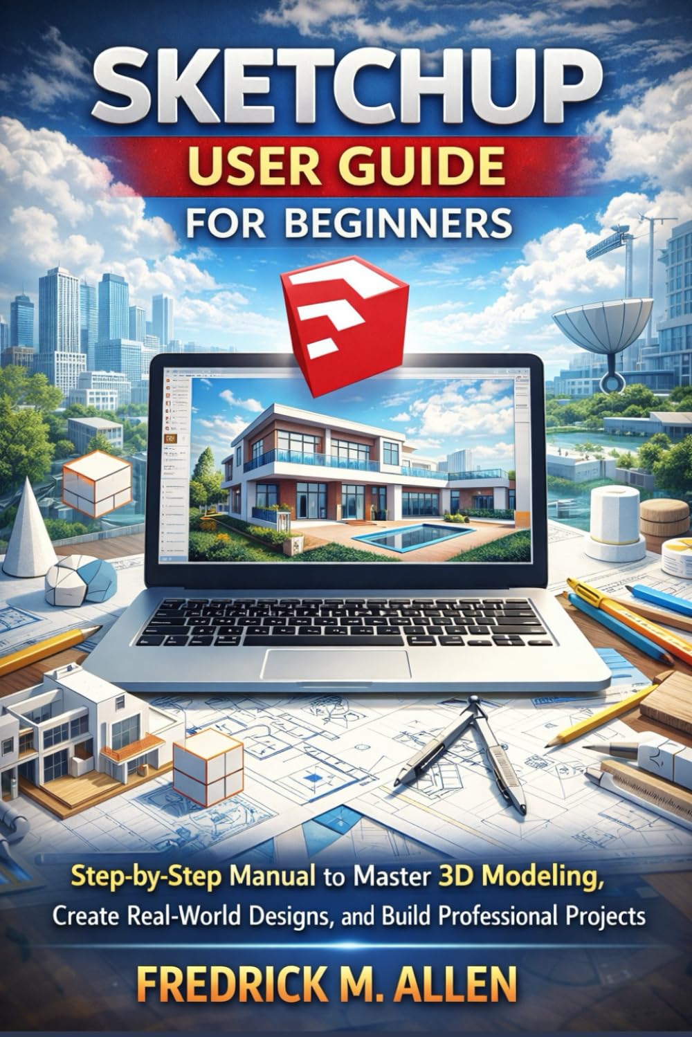 SKETCHUP USER GUIDE FOR BEGINNERS: Step-by-Step Manual to Master 3D Modeling, Create Real-World Designs, and Build Professional Projects