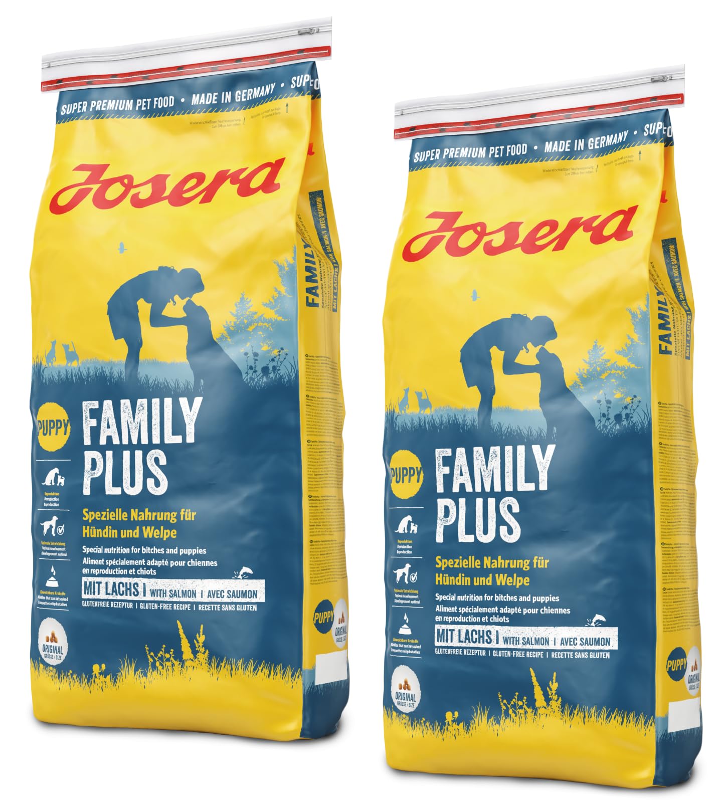 Josera Familyplus 2 x 12,5kg Sparpaket Trockenfutter für Hunde
