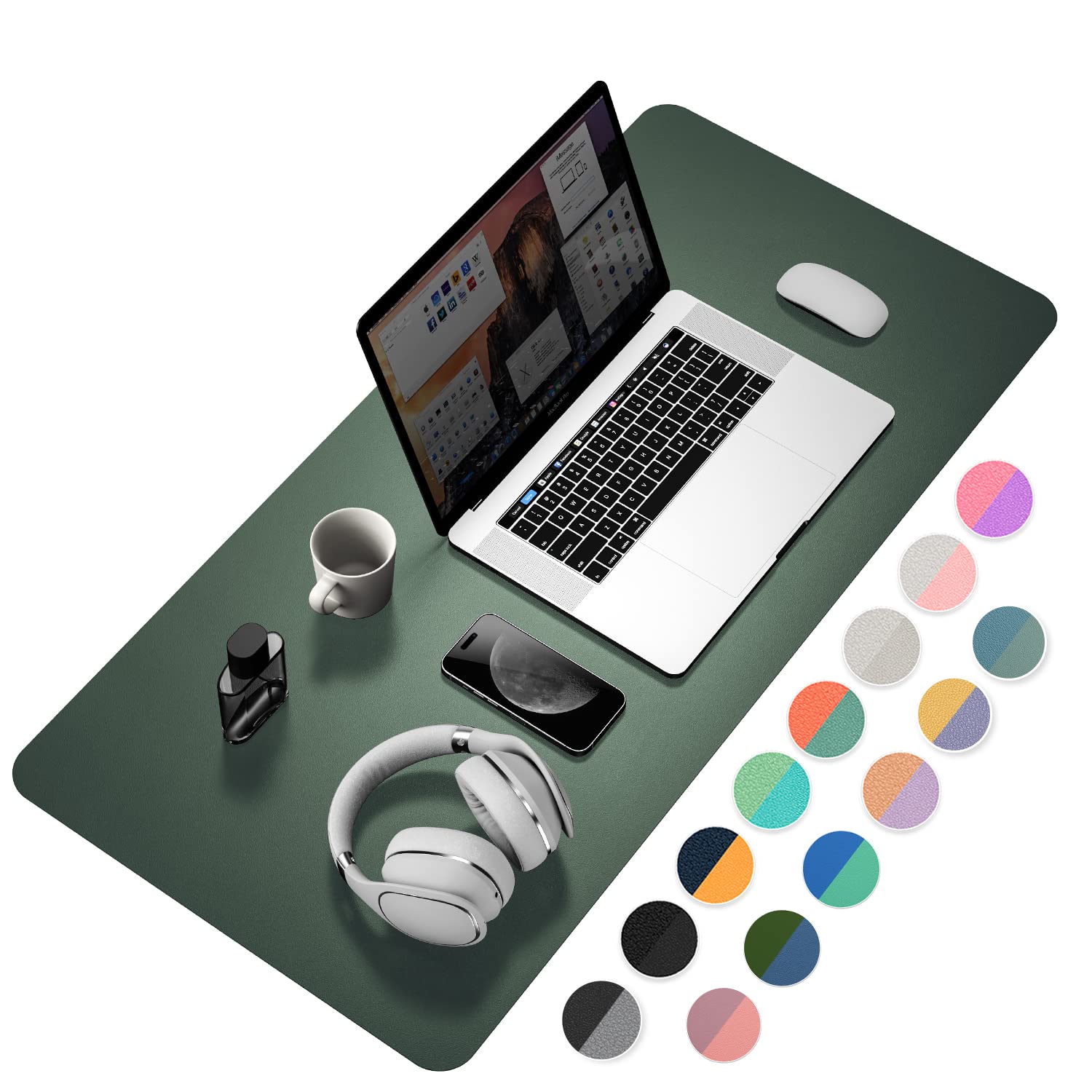 Snapklik.com : YSAGi Desk Mat, Waterproof Dual-Sided Writing Pad For