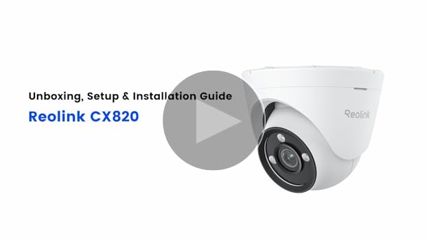 Amazon.com : REOLINK CX820 ColorX PoE Security Camera, 4K UHD