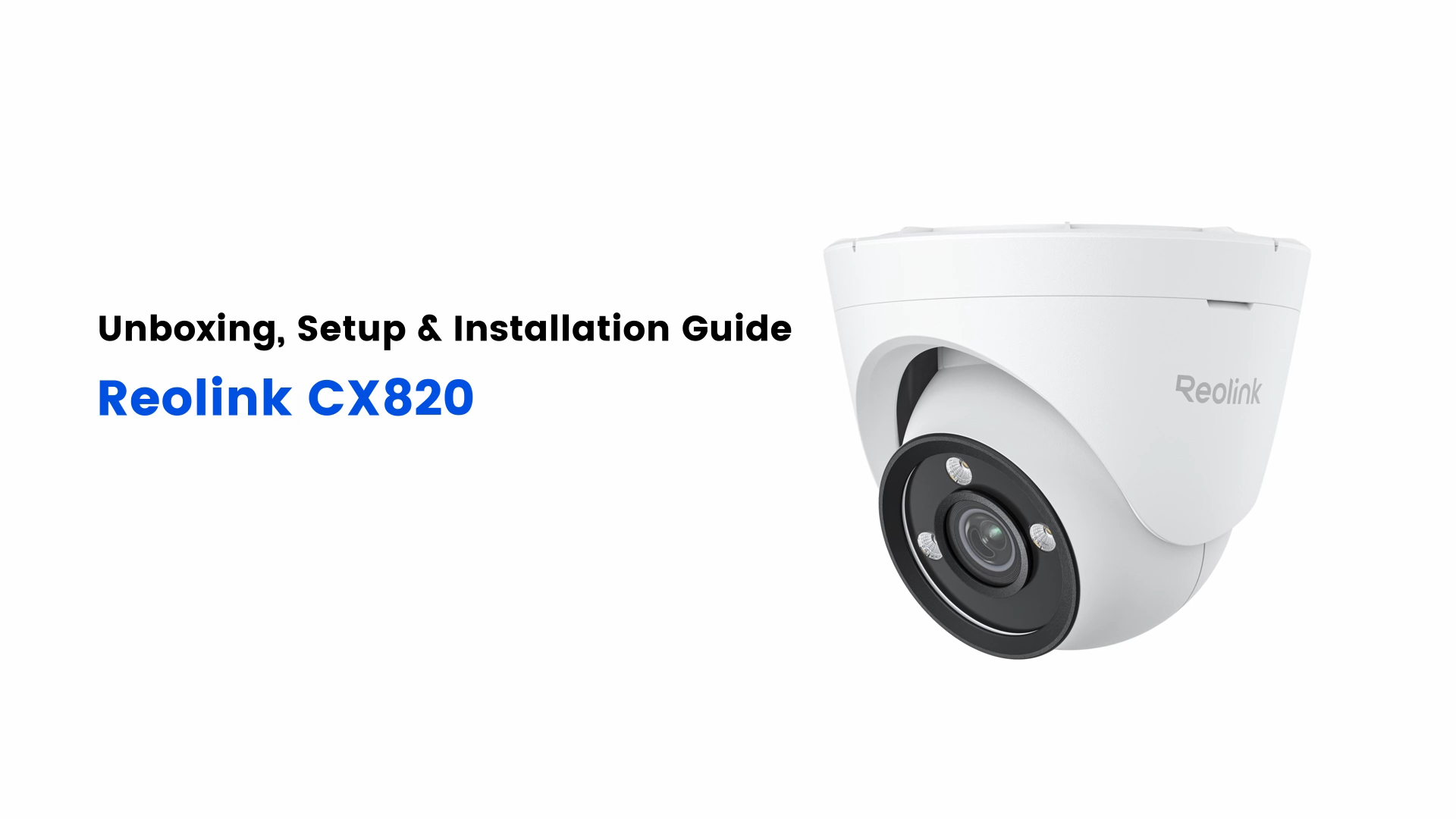 Amazon.com : REOLINK CX820 ColorX PoE Security Camera, 4K UHD