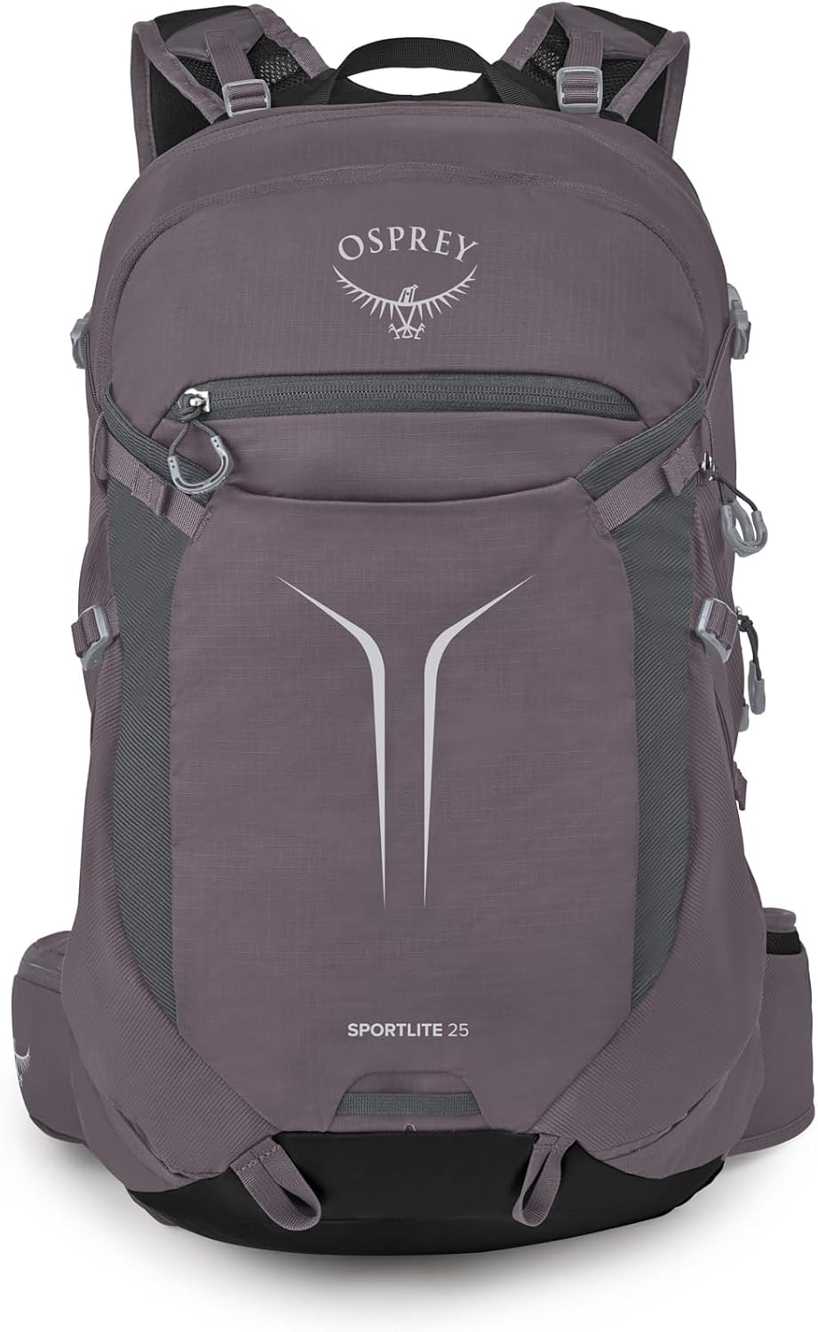 Osprey Sportlite 25L Lightweight Hiking Backpack for Men and Women - Everyday Hiking Bag - Travel Daypack, Graphite Purple