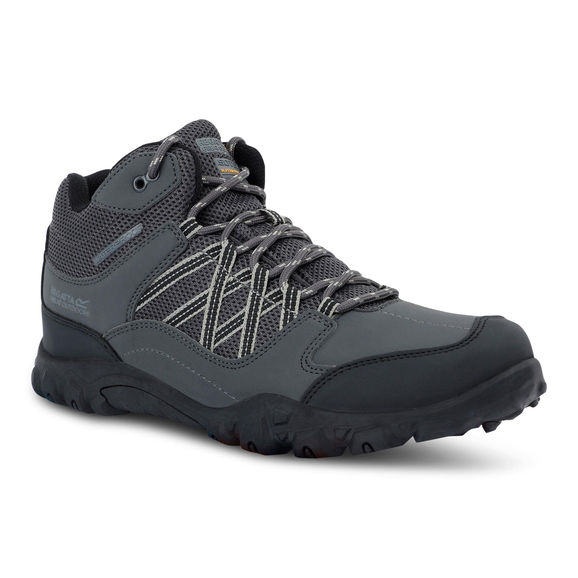 Regatta Męskie wodoodporne buty trekkingowe Edgepoint - Brair Lime Punch